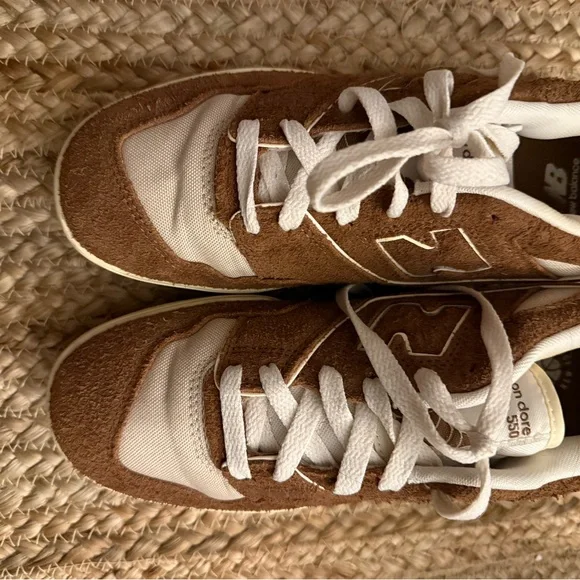 Aime Leon Dore New Balance 550 • Size 6.5 Men’s • Brown/Cream - Picture 6 of 6